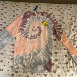 Tie-dye simply southern long sleeve T-shirt